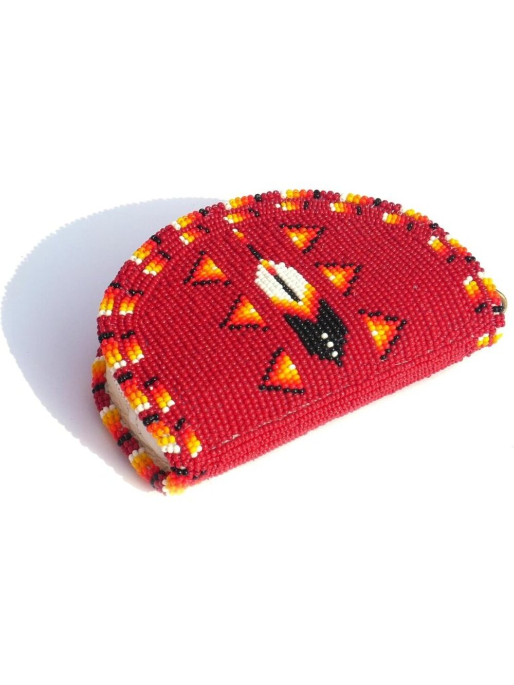 Chic Beaded Coin Purse | Small Leather Zippered Wallet & Change Pouch for Women